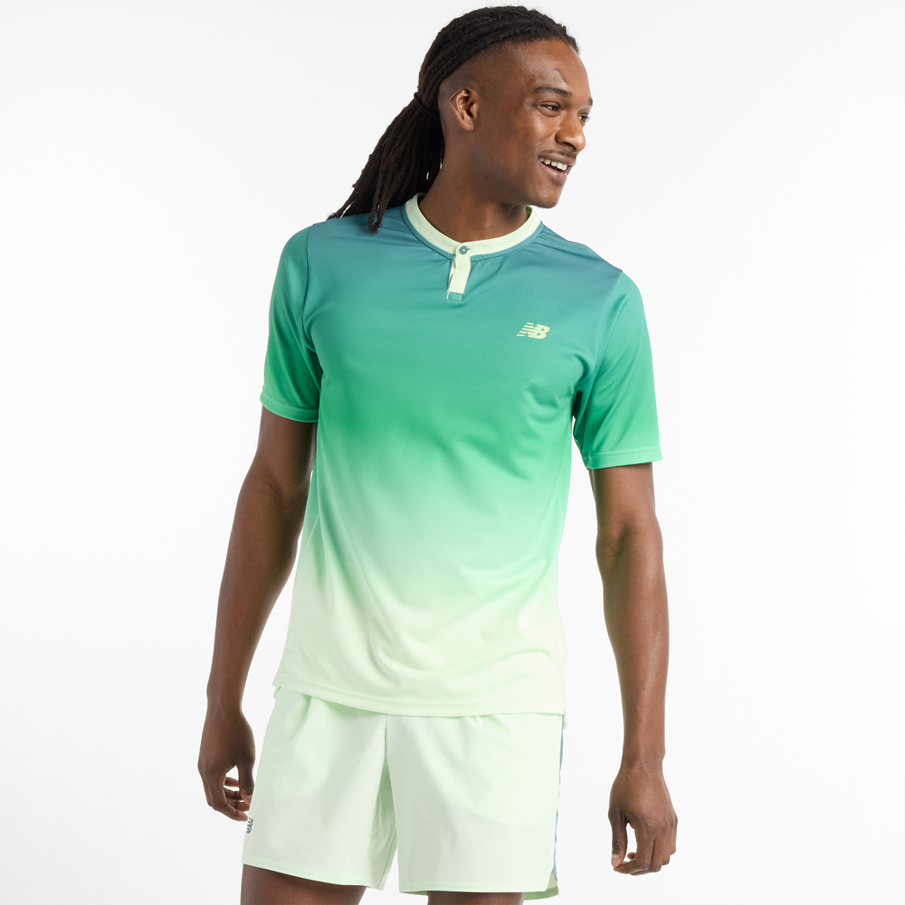 Pánské tričko New Balance MT41406MEW – zelené