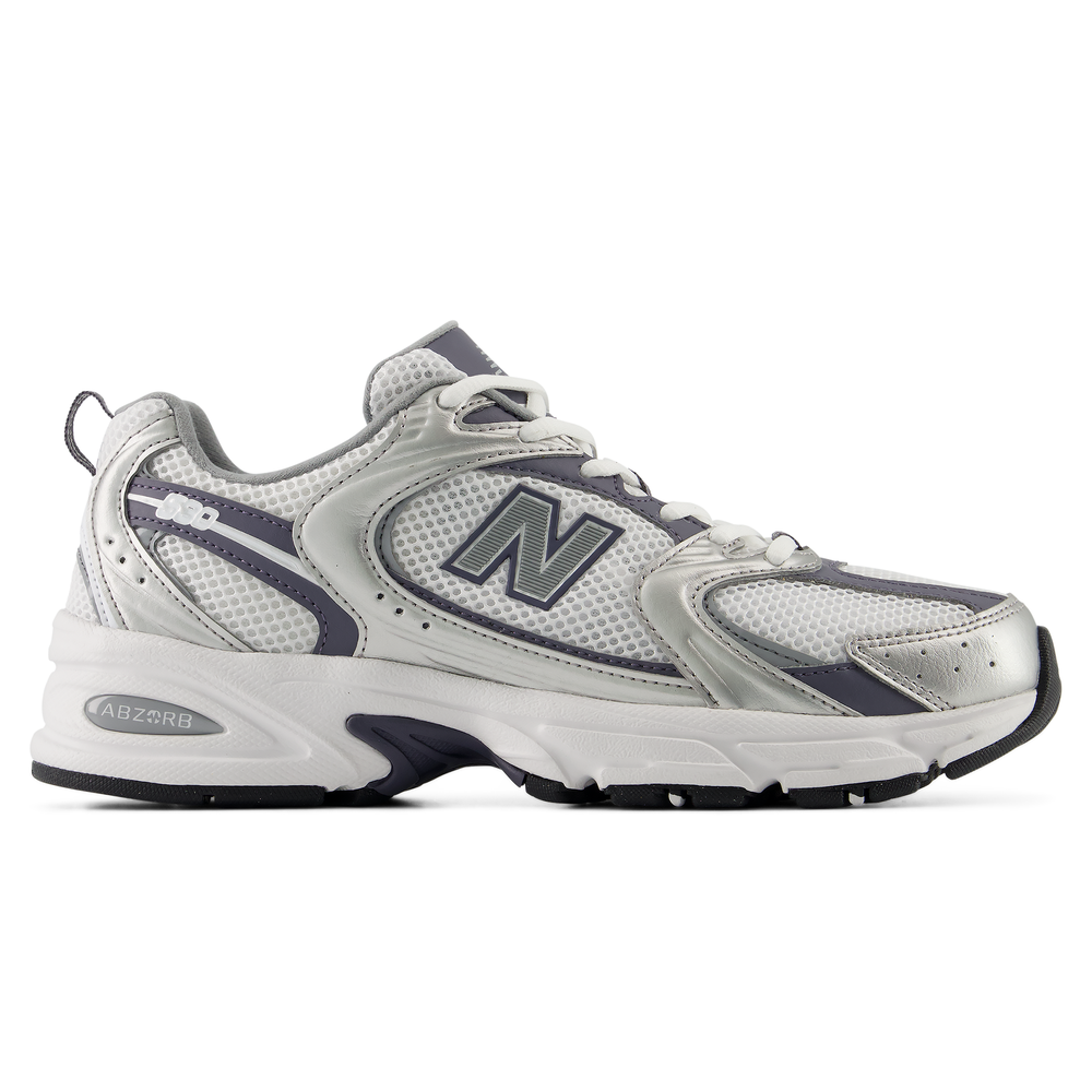 Unisex boty New Balance U530SMP – stříbrný