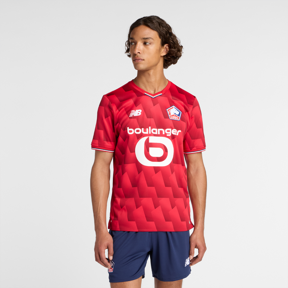 Pánské tričko New Balance LOSC Lille MT230454HME – červené