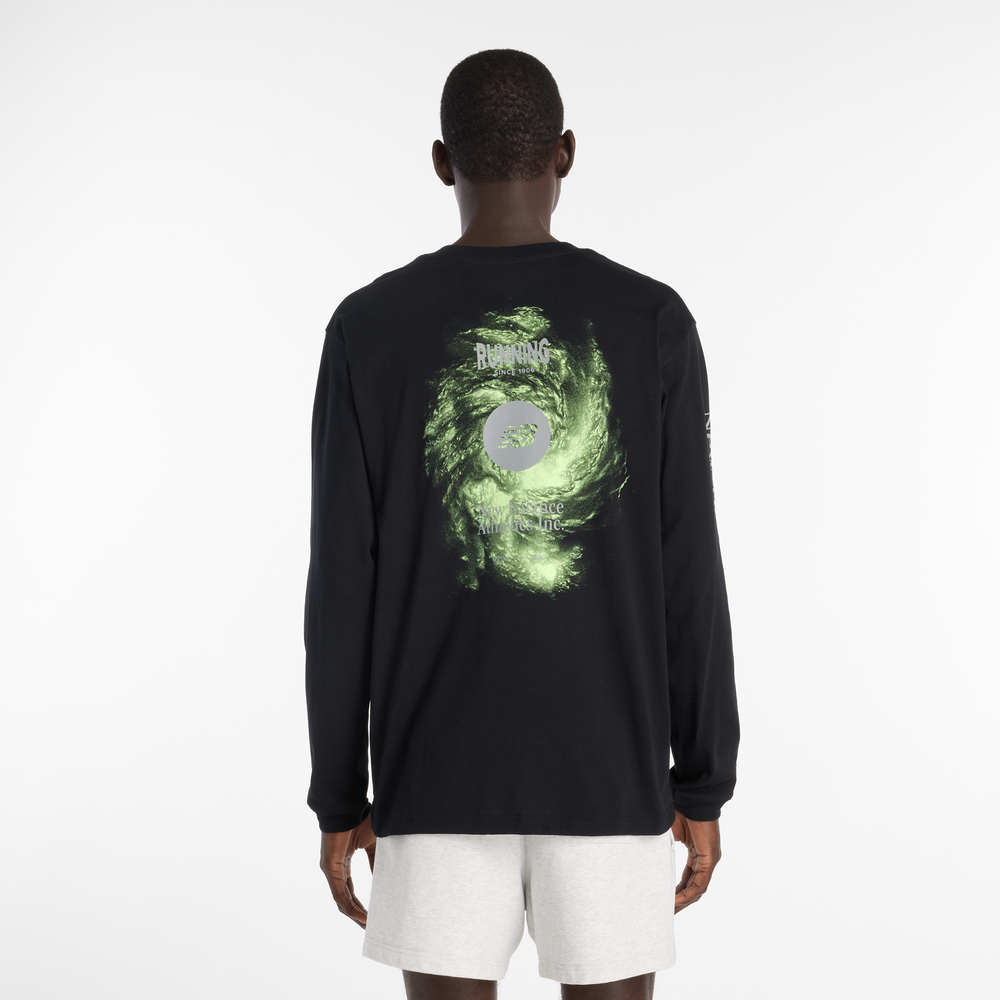 Pánské tričko New Balance MT61H4CYBK – černé