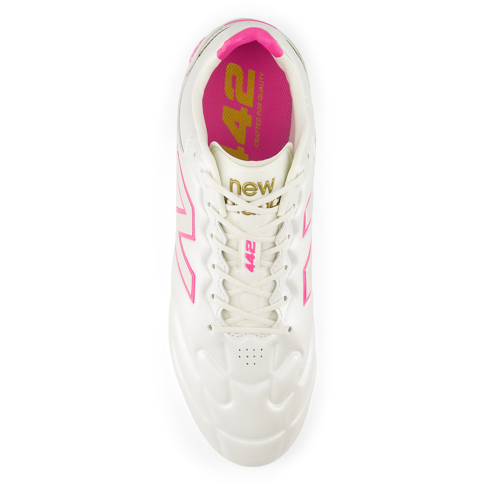 Pánské kopačky New Balance 442 ELITE FG V3 U41F360 – bílé