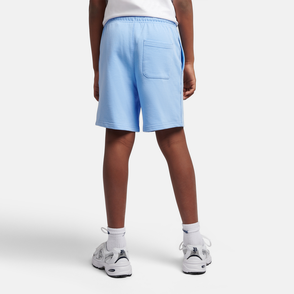 Dětské šortky New Balance LAKB0008ELE – modré