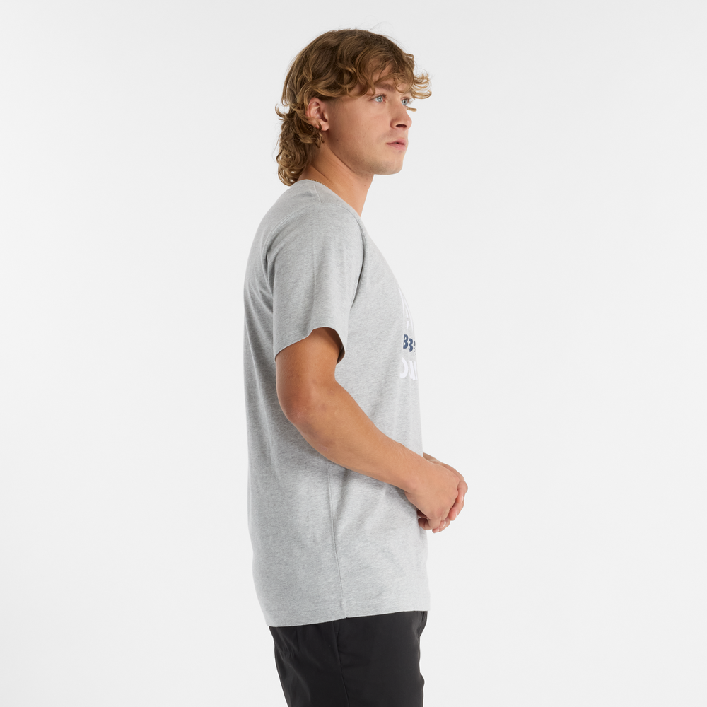 Pánské tričko New Balance MT51940AG – šedé