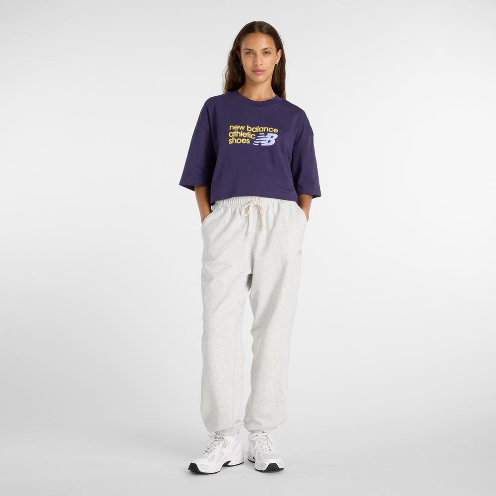 Dámské tričko New Balance WT51908BOY – fialové