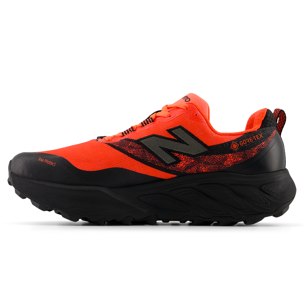 Pánské boty New Balance Fresh Foam X Hierro v9 Gore-Tex MTHIGLC9 – oranžová