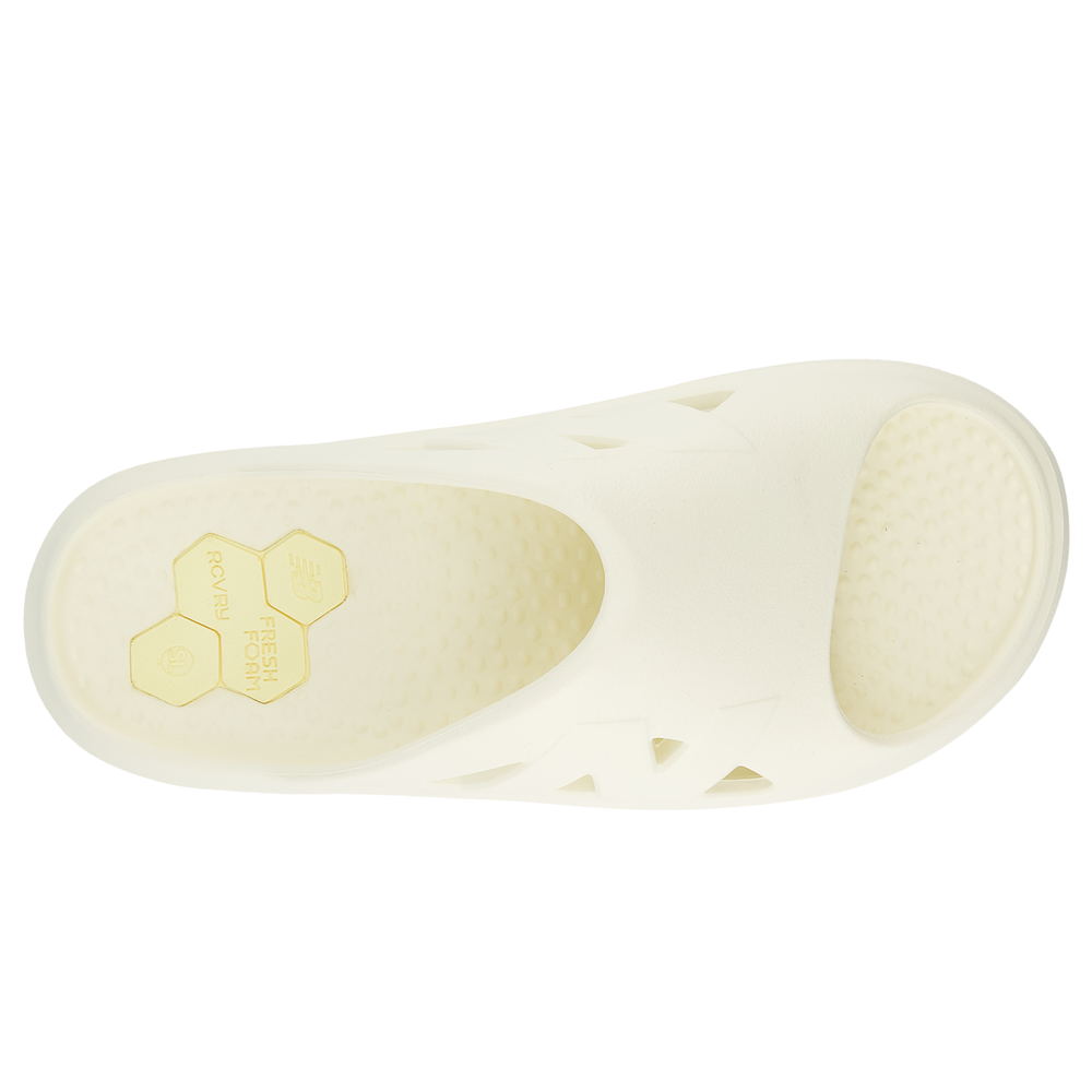 Unisex pantofle New Balance RCVRYSC1 – béžové
