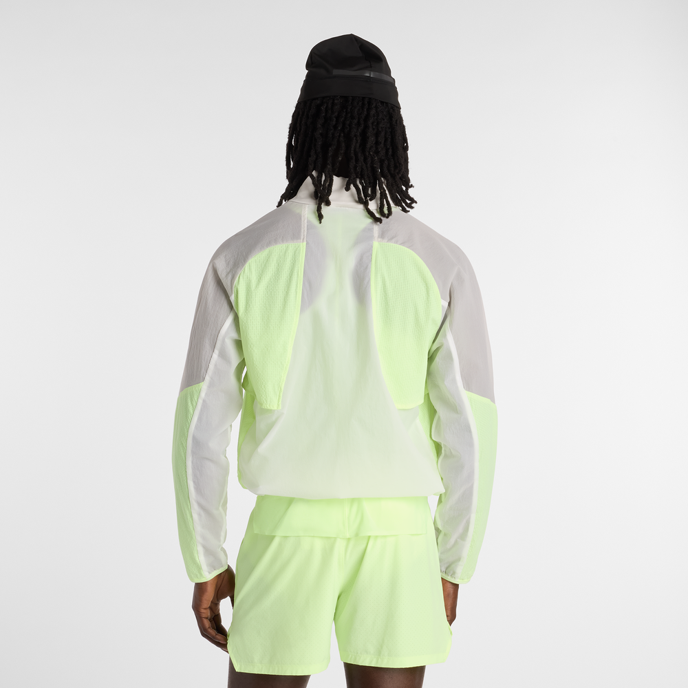 Pánská bunda New Balance MJ61U1I9AFG – bílé