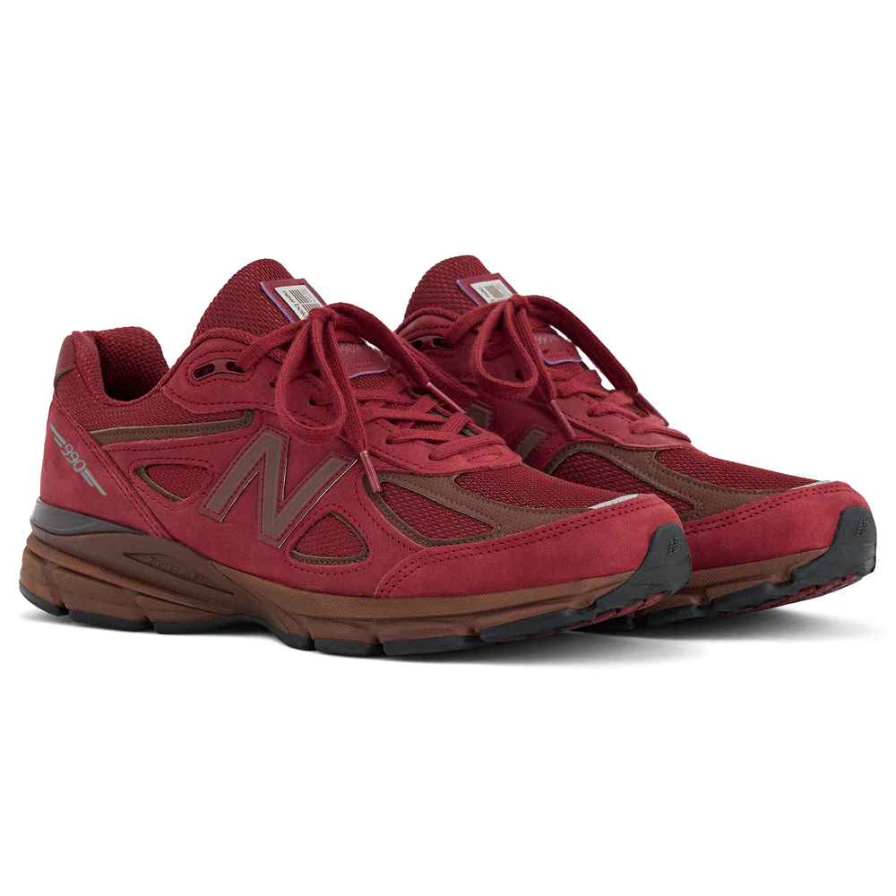 Unisex boty New Balance U990BR4 – bordó