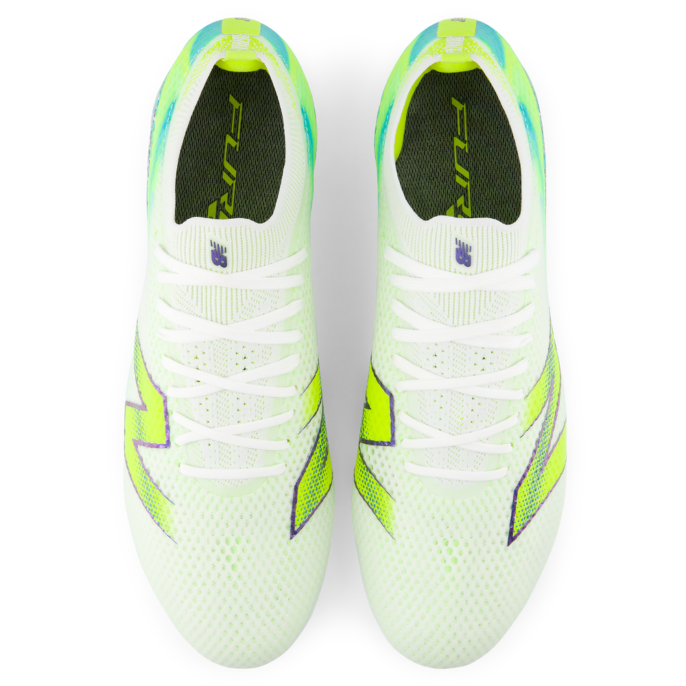 Pánské kopačky New Balance FURON ELITE SG V9 UF1S68P – bílé