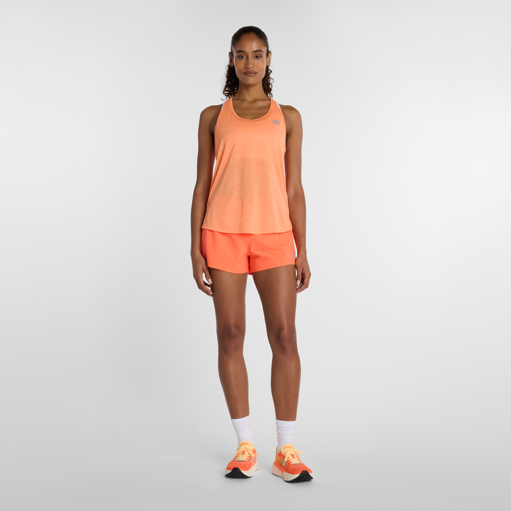 Dámské šortky New Balance WS41286AAE – oranžová
