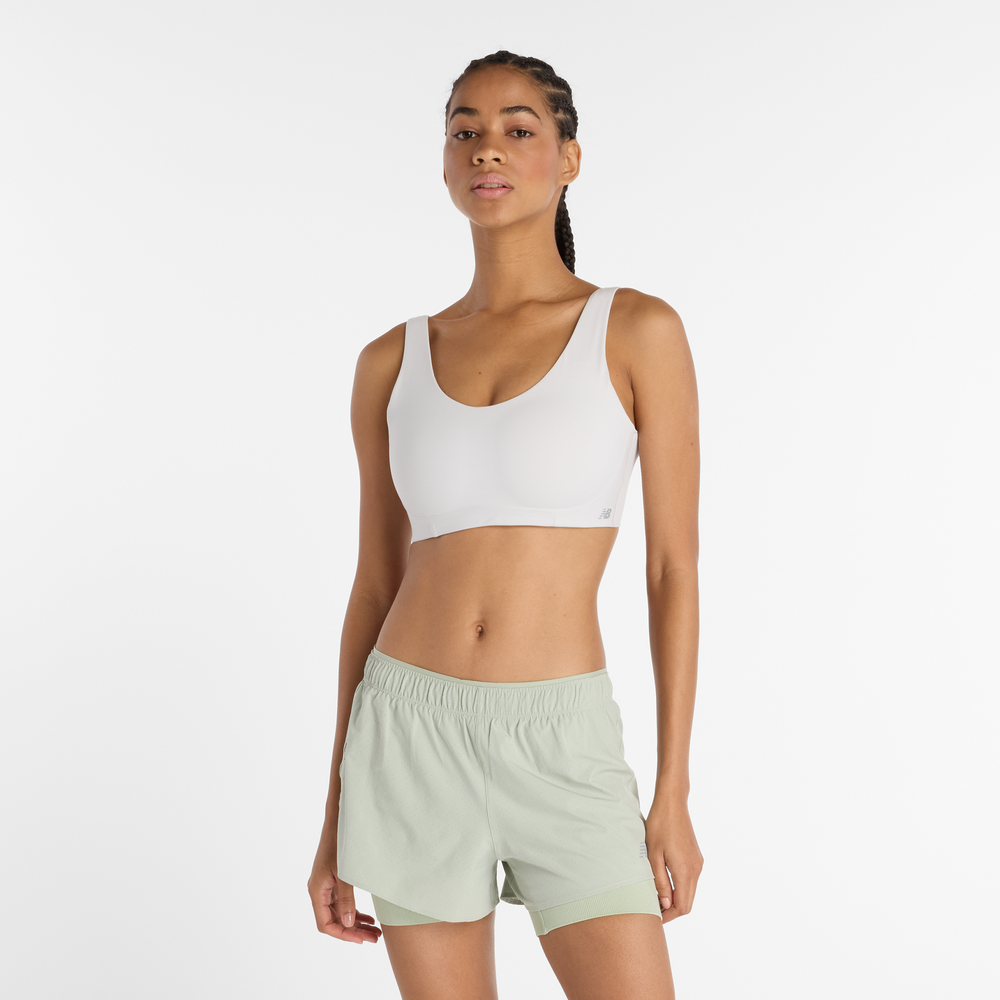 Sportovní podprsenka New Balance WB51052GYM – bílé