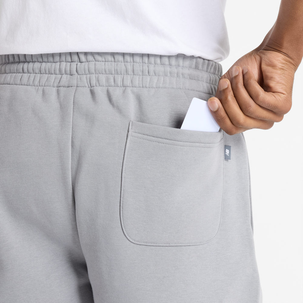 Pánské šortky New Balance MS51506YST – šedé