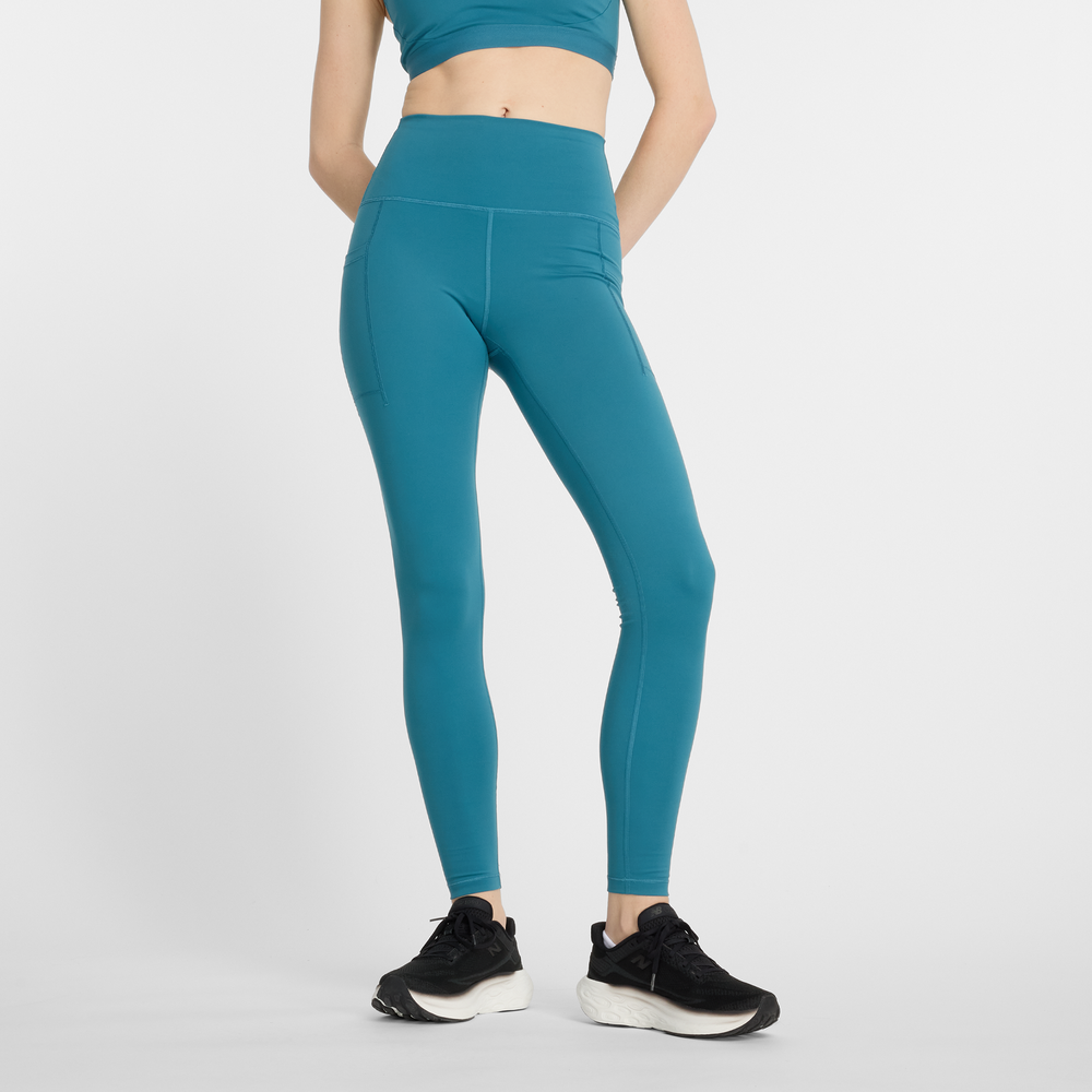 Dámské kalhoty New Balance WP41275TEI – modré