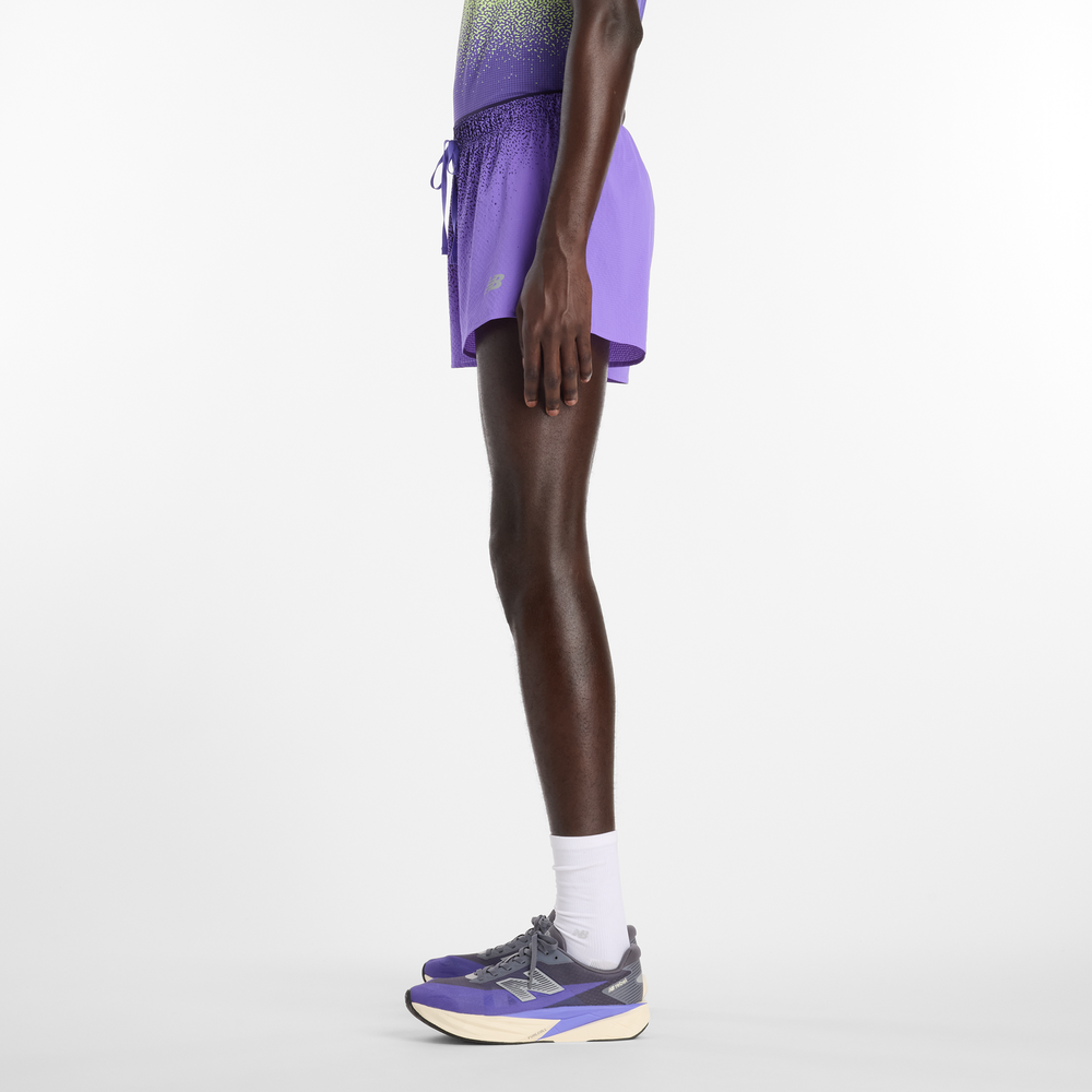 Pánské šortky New Balance MB6140TLEPU – fialové