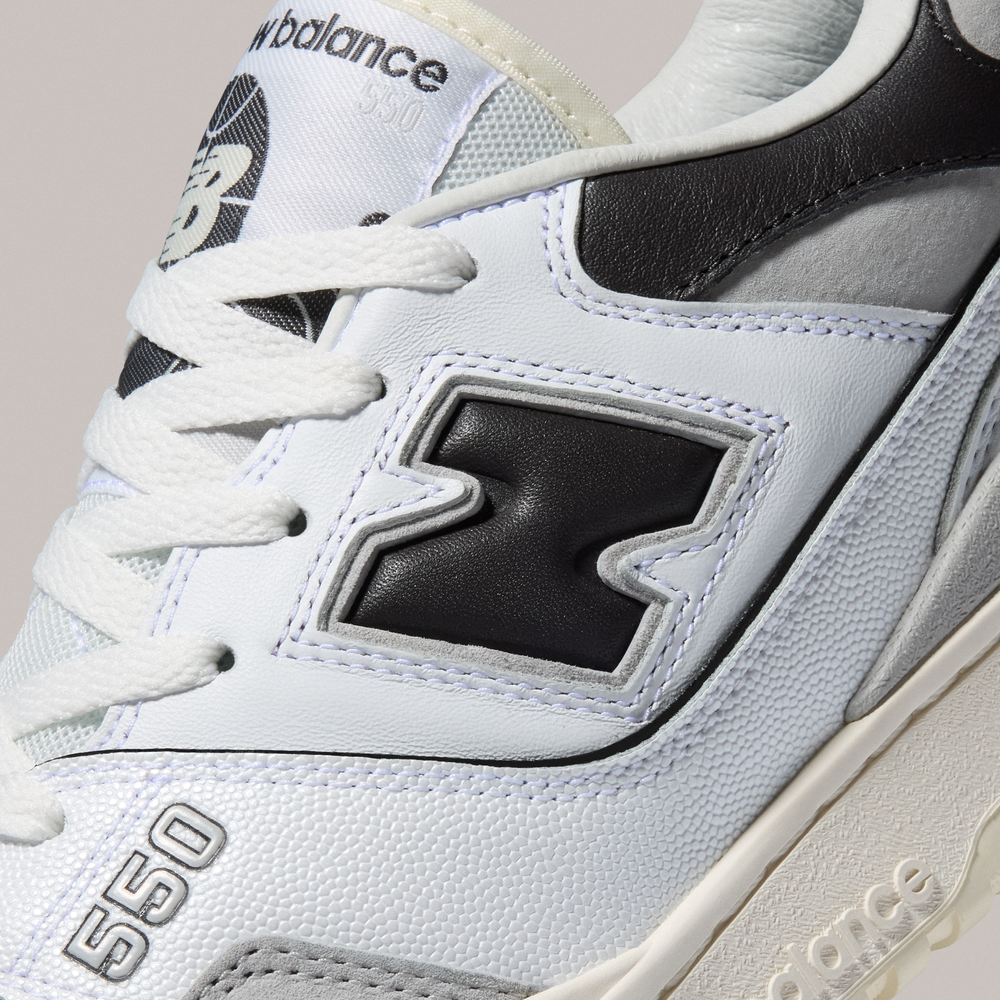 Boty unisex New Balance BB550GWB – bílé