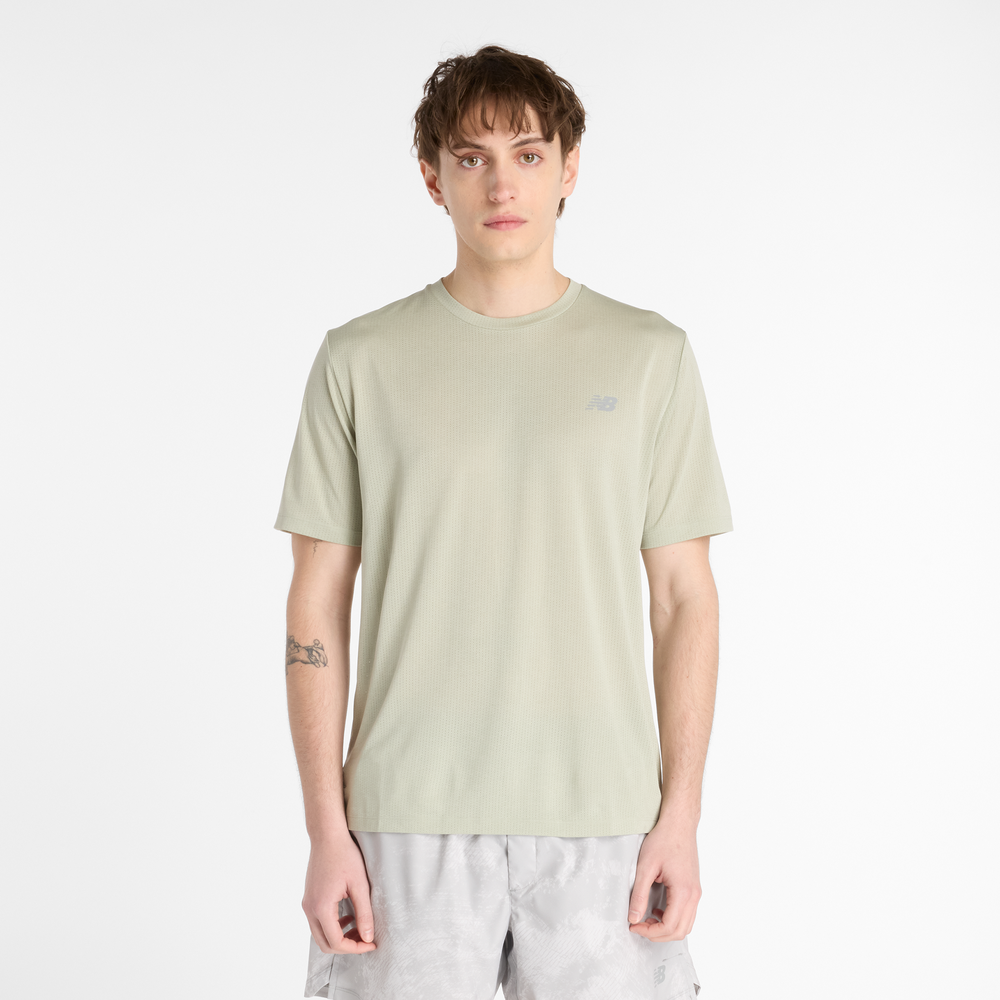 Pánské tričko New Balance MT41253GSH – zelené
