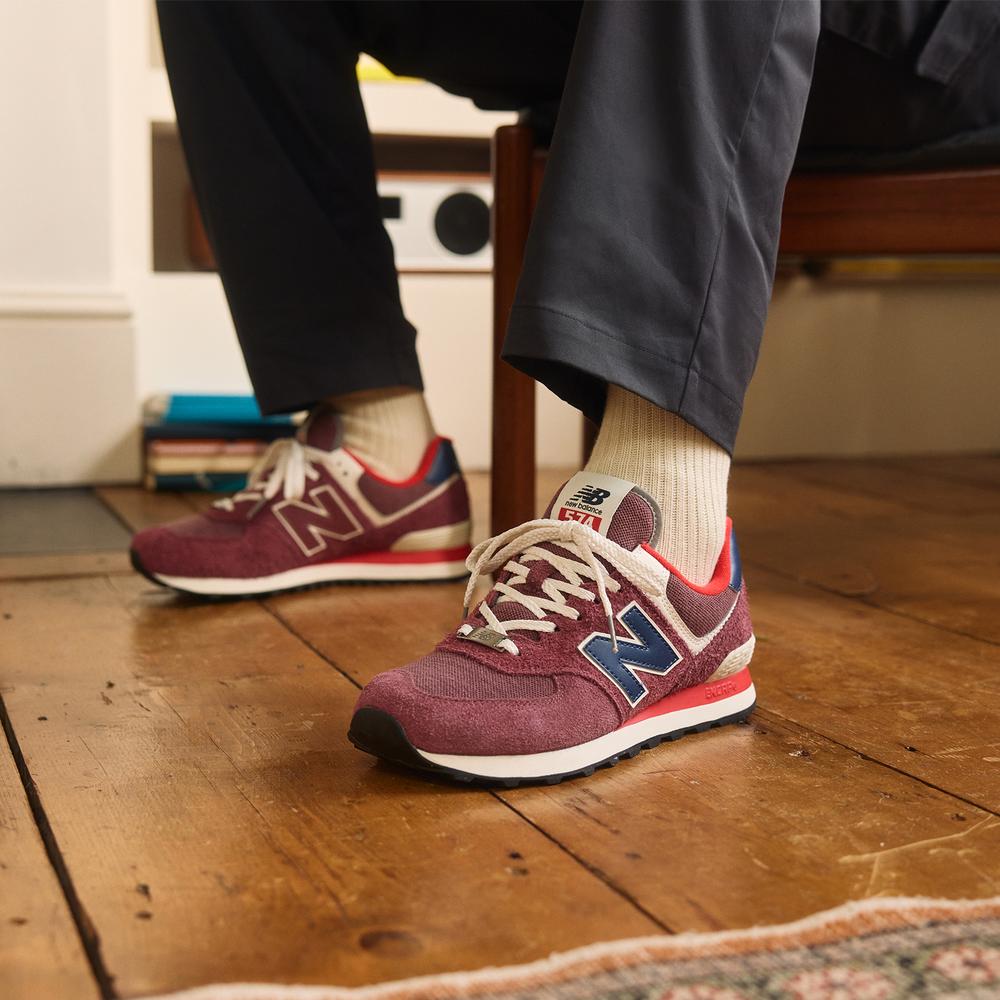 Boty unisex New Balance U574RX2 – červené