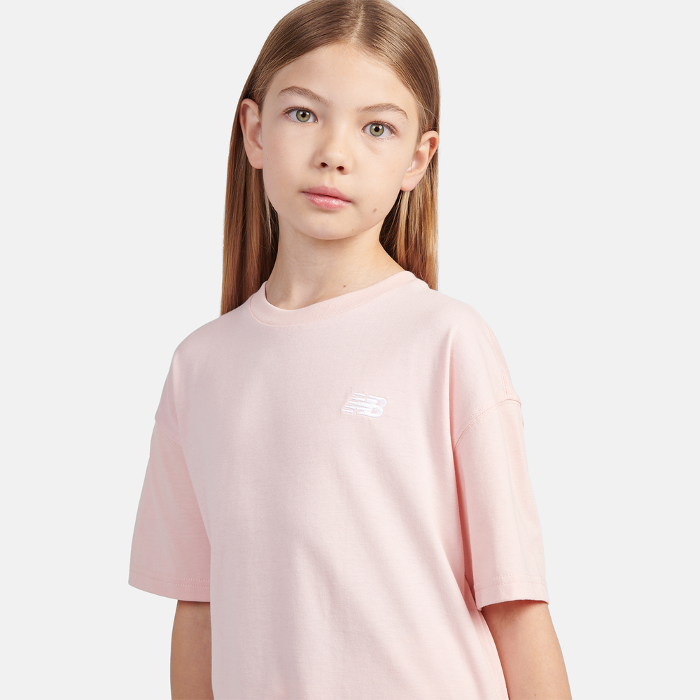 Dětské tričko New Balance LAKG0001PIE – růžové