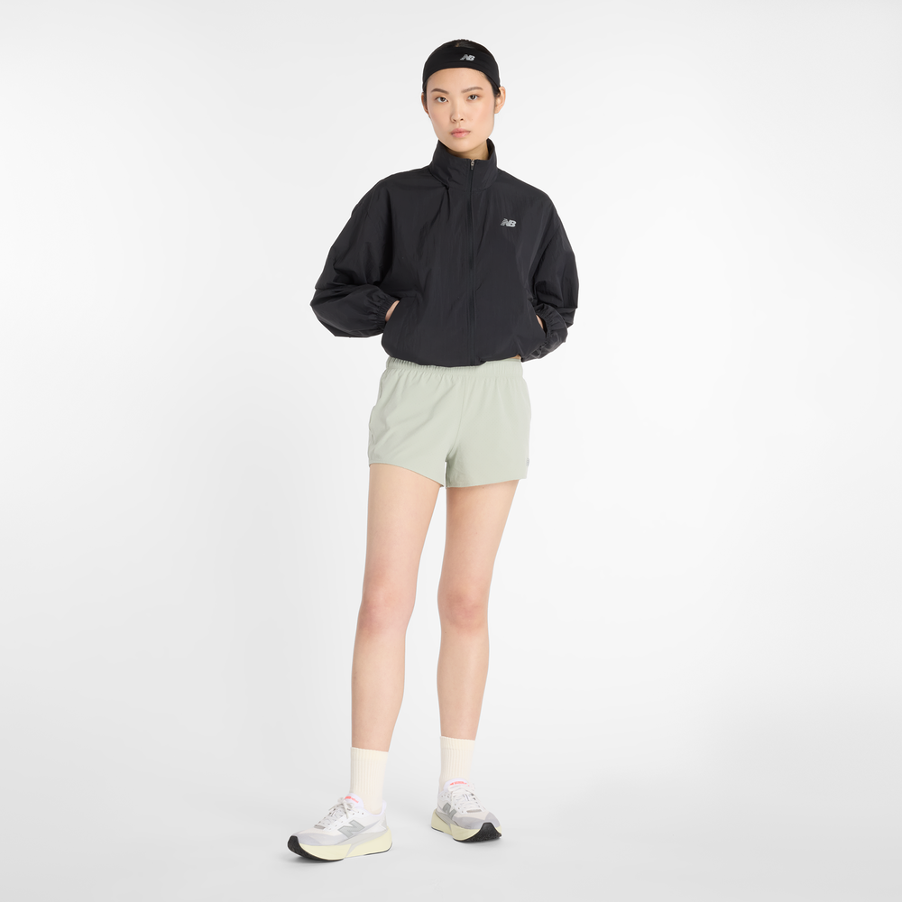 Dámské šortky New Balance WS41286GAS – zelené