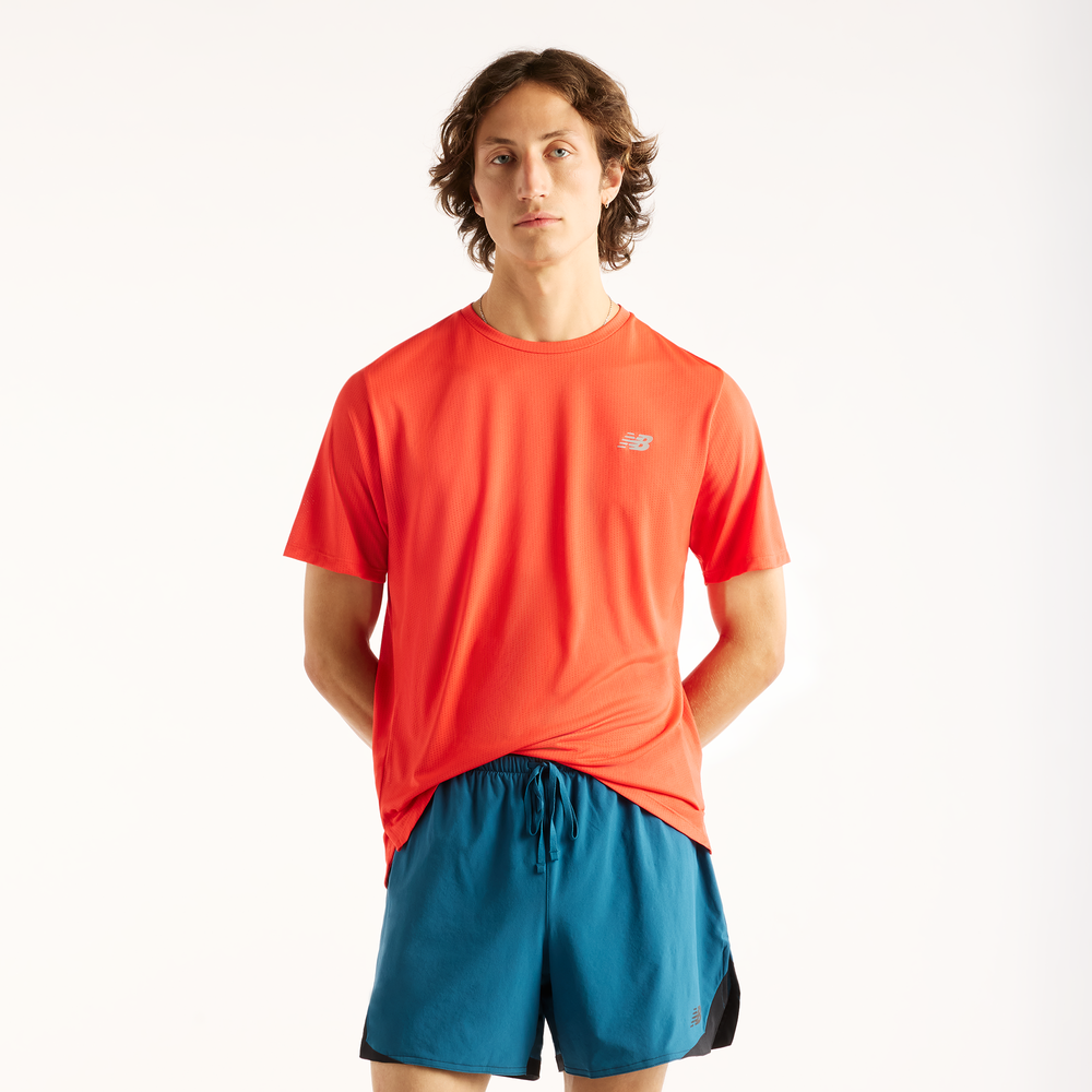 Pánské tričko New Balance RC Essential – oranžová