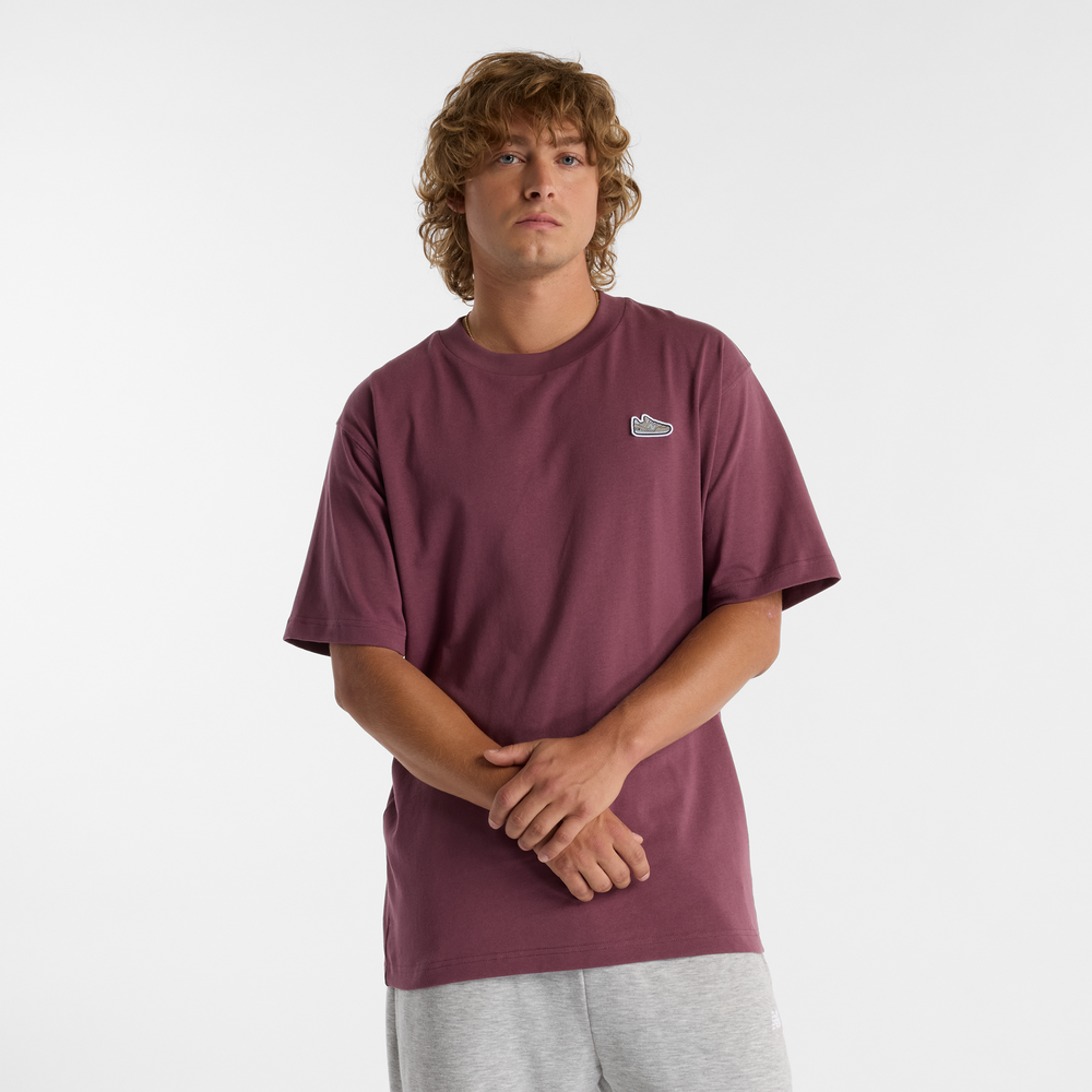 Pánské tričko New Balance MT51962FDP – bordó