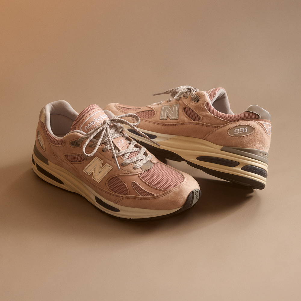 Unisex boty New Balance U991RB2 – růžové