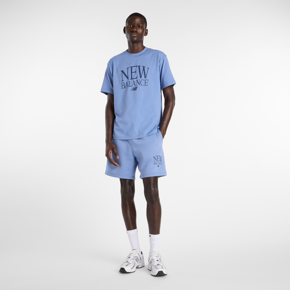 Pánské tričko New Balance MT61X6EQAA3 – modré