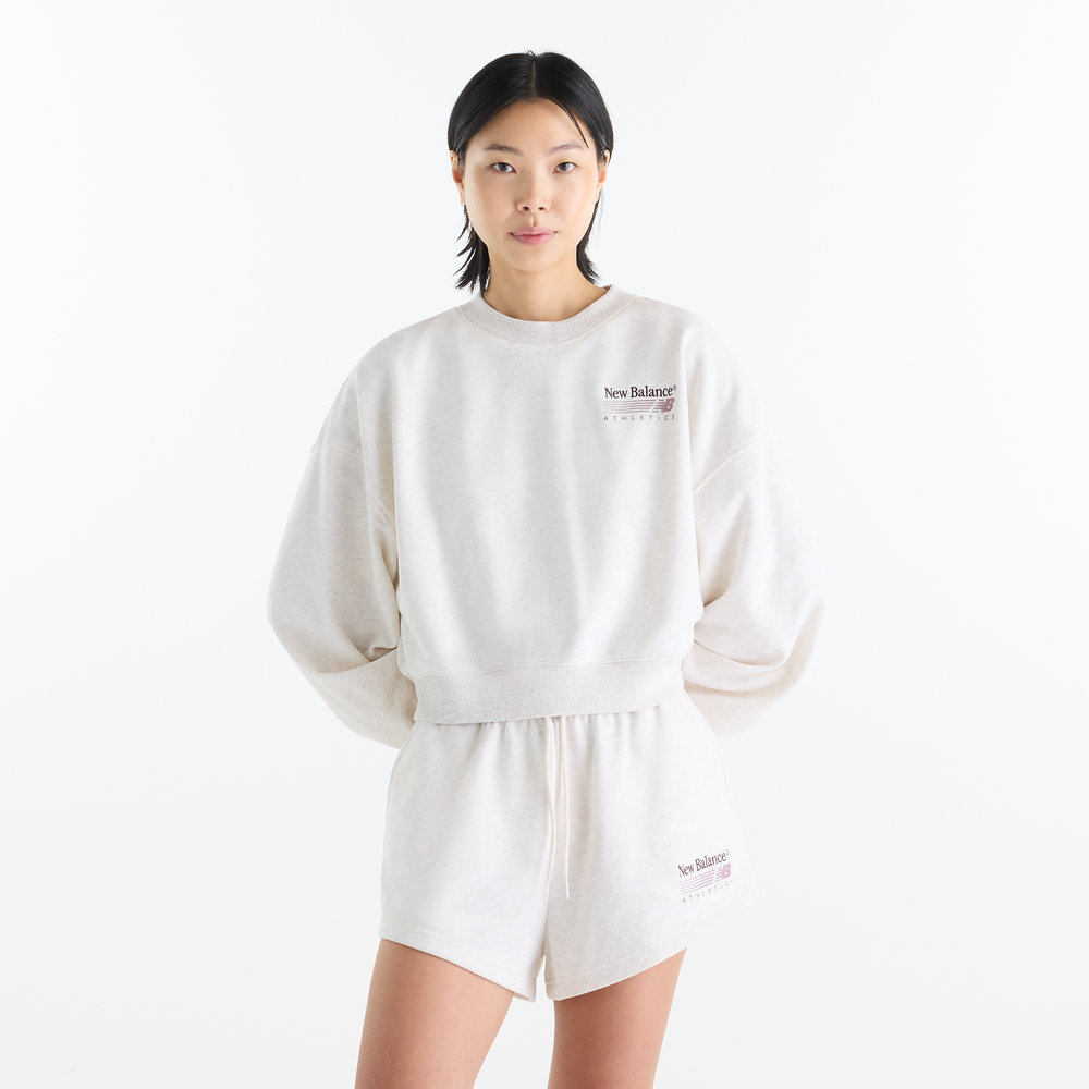 Dámská mikina New Balance WT62X7T4LIT – bílé