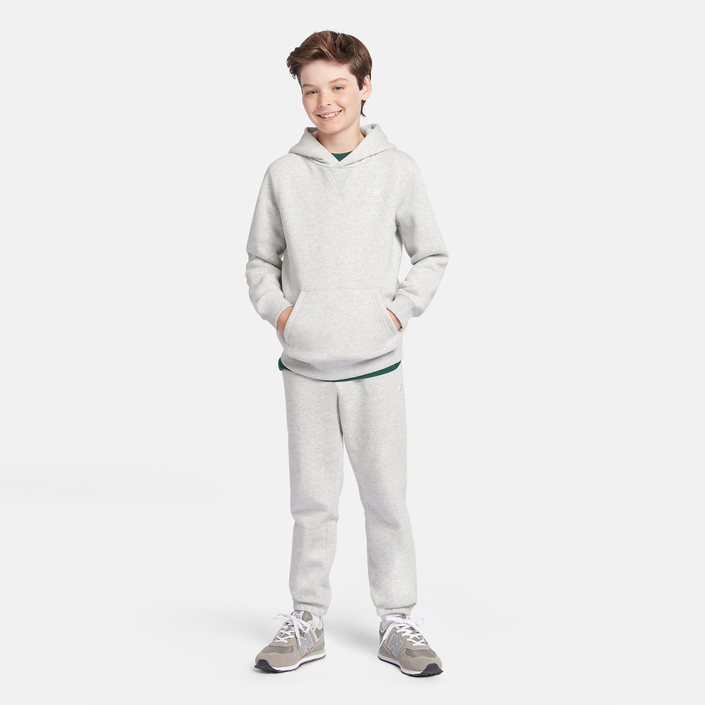 Dětská mikina New Balance LAKB0056AHH – šedé