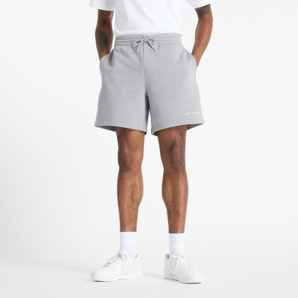 Pánské šortky New Balance MS51506YST – šedé
