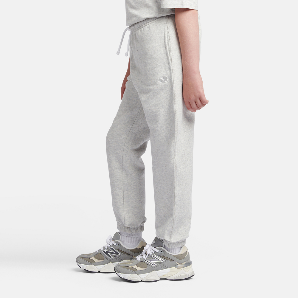 Dětské kalhoty New Balance LAKB0060AHH – šedé