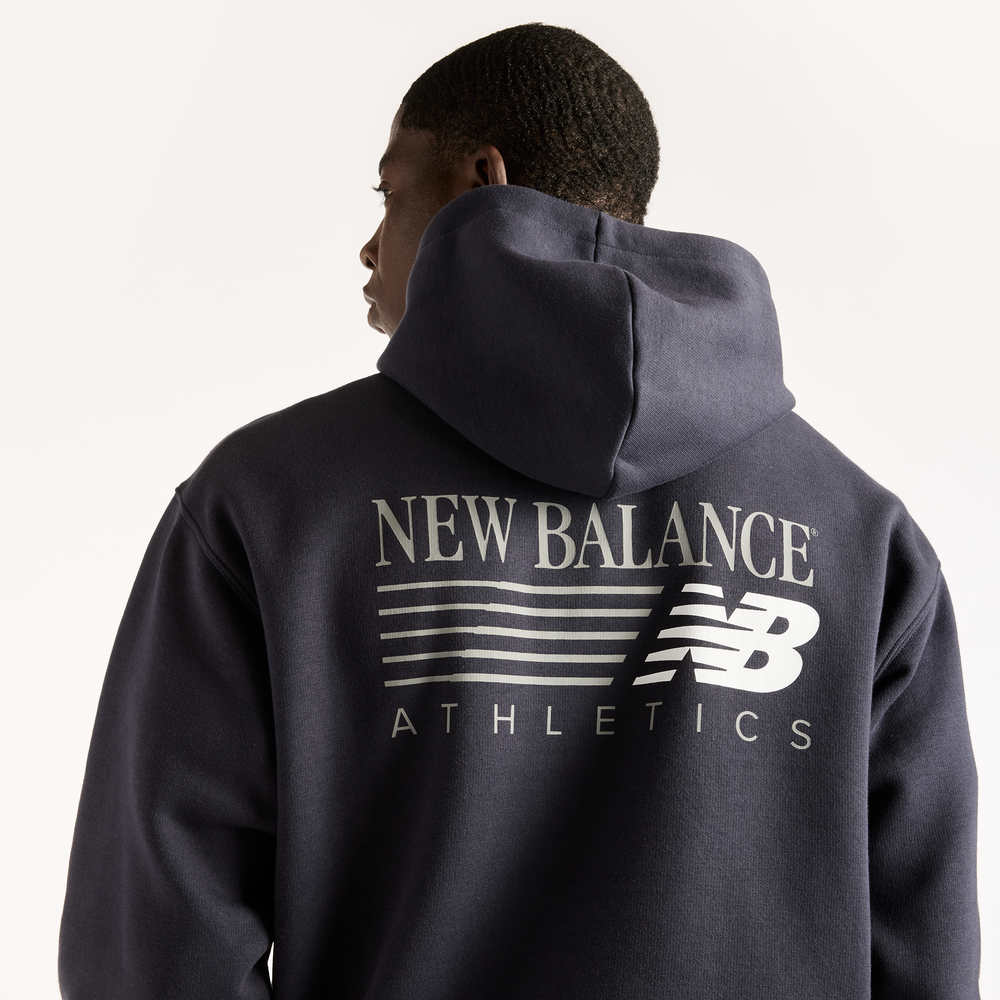 Pánská mikina New Balance Reimagined – šedé