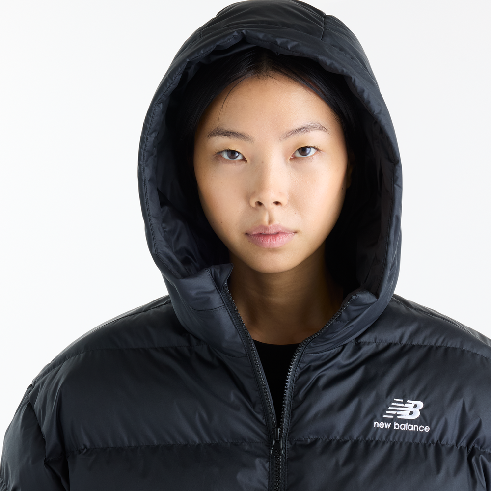 Dámská bunda New Balance Boston Puffer – černé