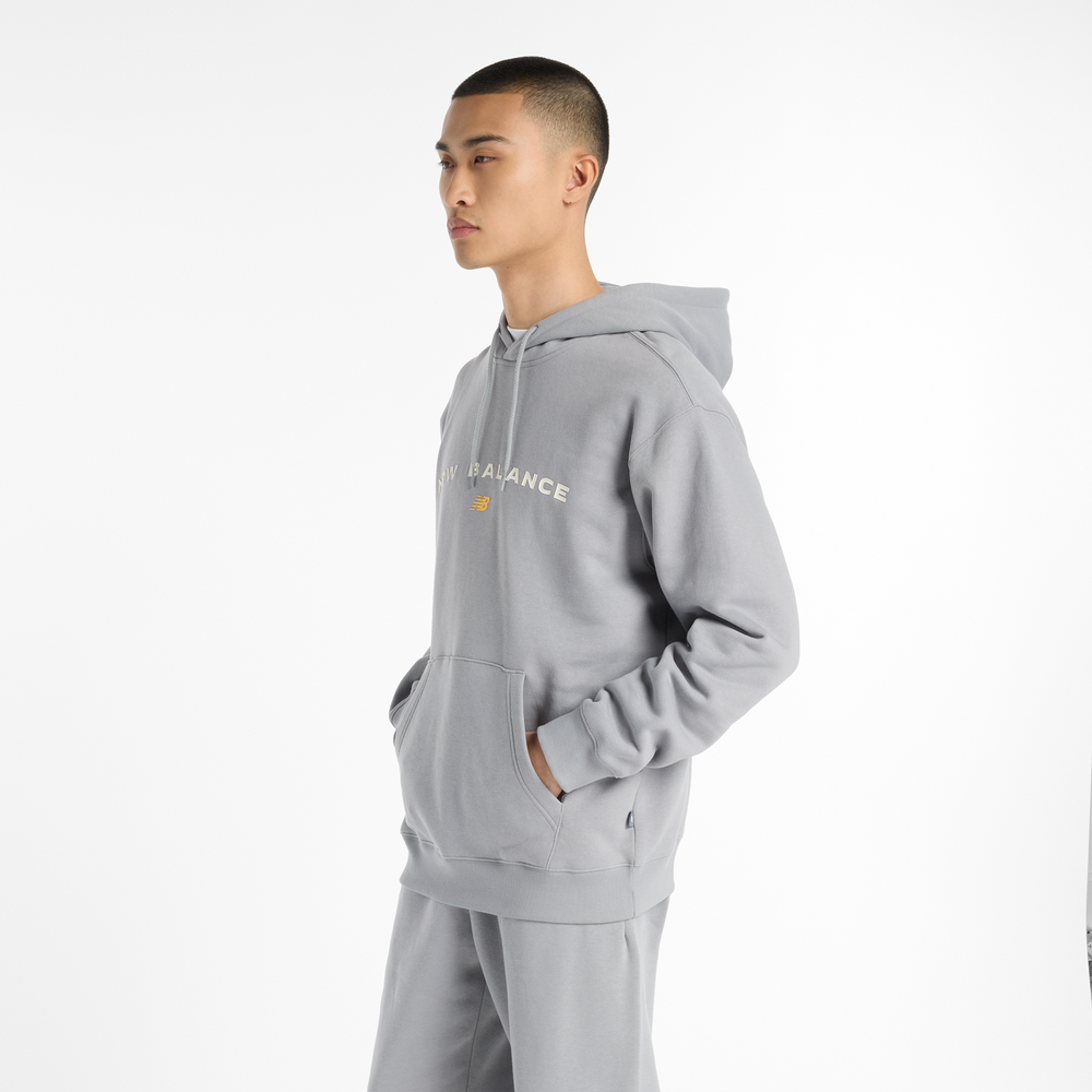 Pánská mikina New Balance MT51516YST – šedé
