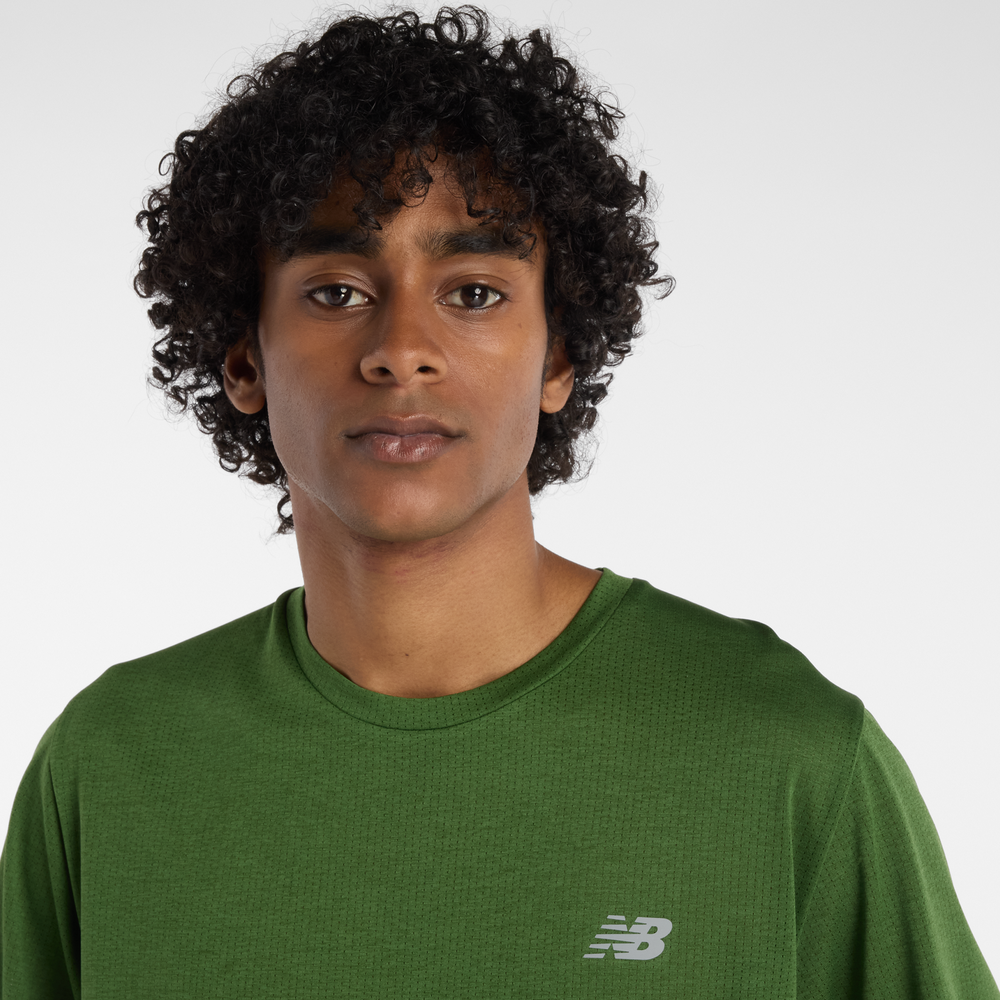 Pánské tričko New Balance MT41253DAA – zelené