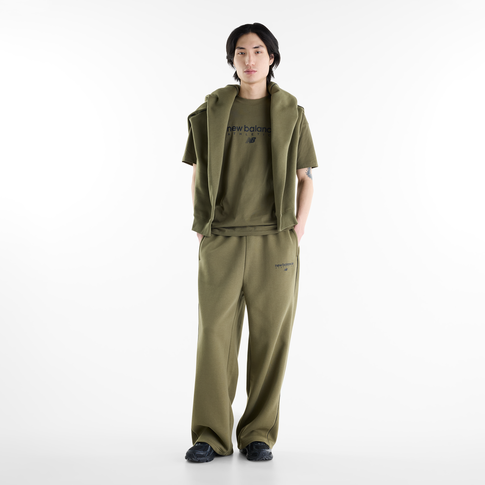 Pánské tričko New Balance Sport Linear Graphic – zelené