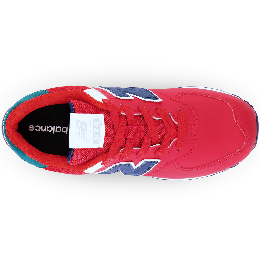 Dětské boty New Balance GC574CU – červené