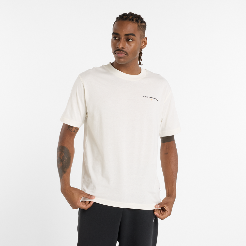 Pánské tričko New Balance MT51507SST – bílé