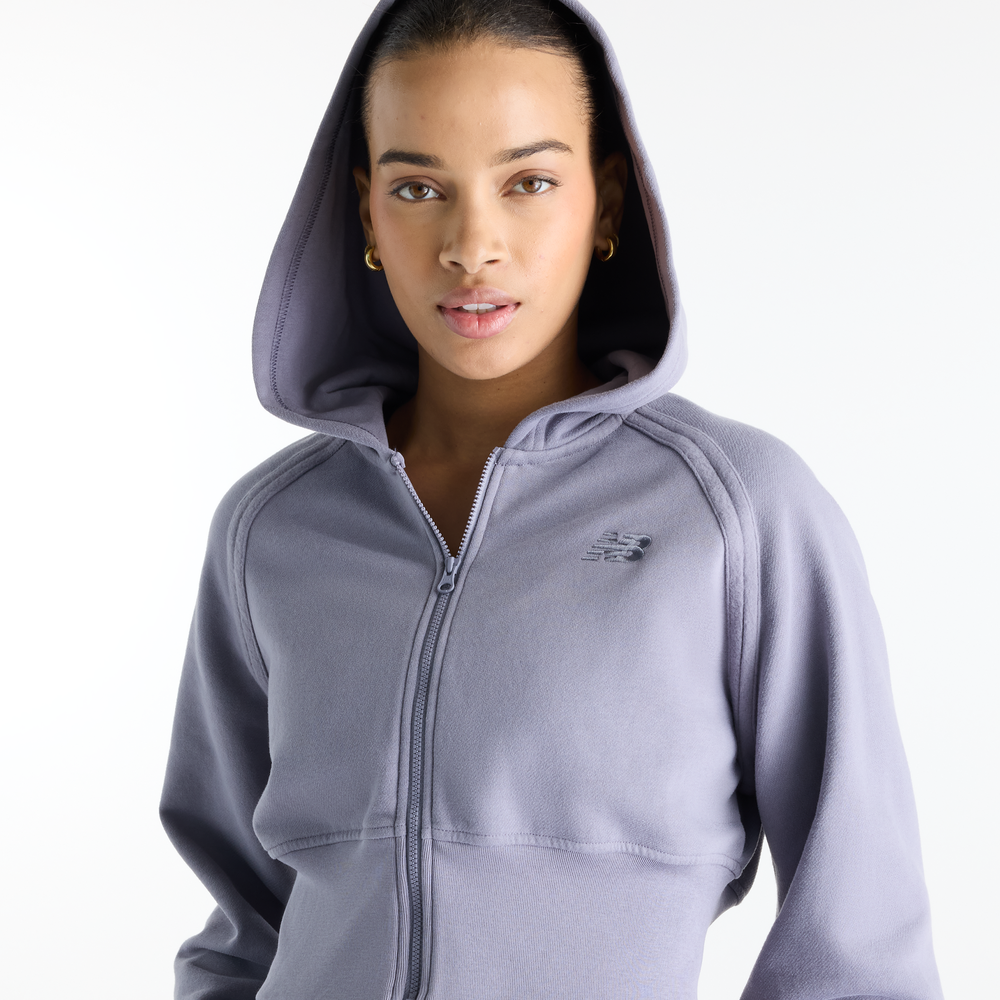 Dámská mikina New Balance Brushed Coastal – fialové