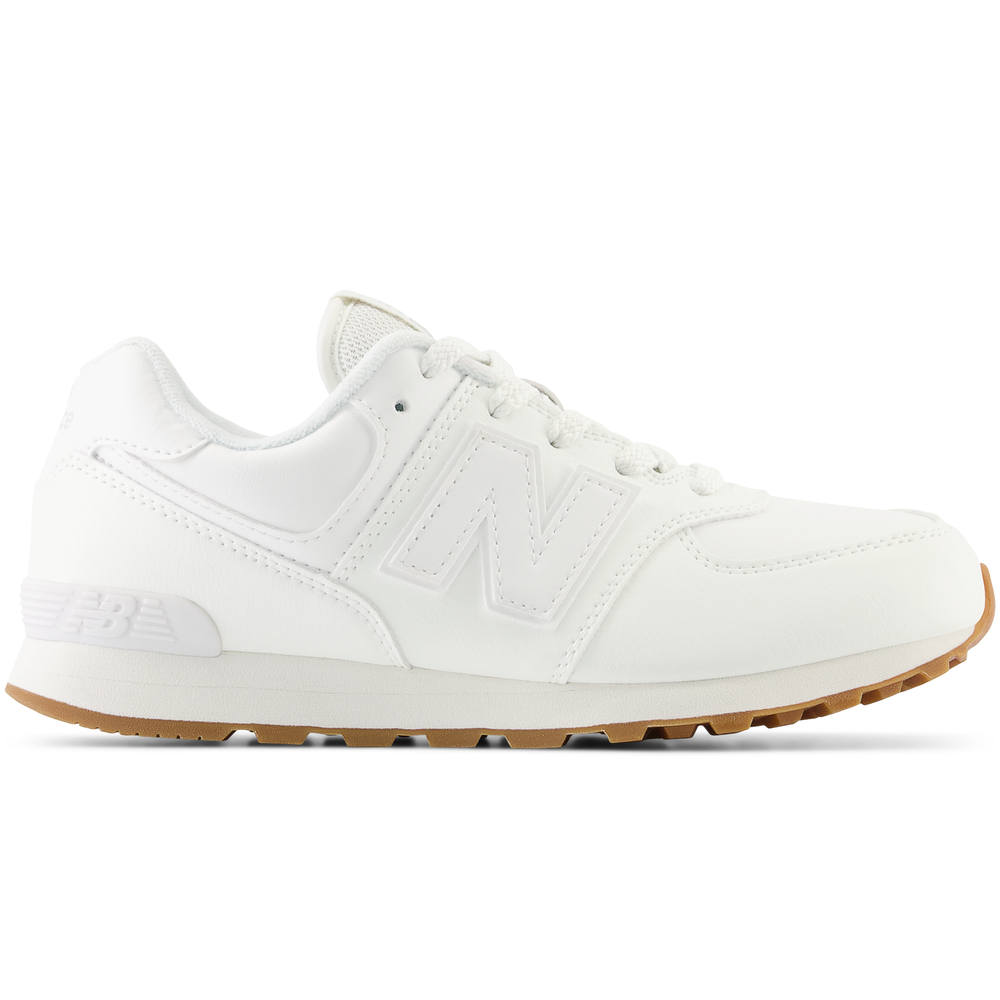 Dětské boty New Balance GC574NWW – bílé