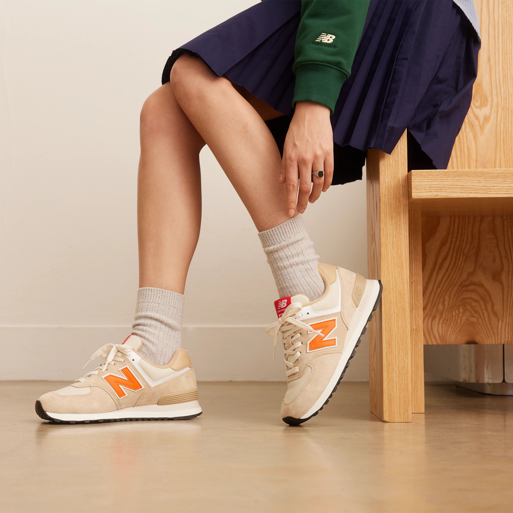 Boty unisex New Balance U574HBO – béžové