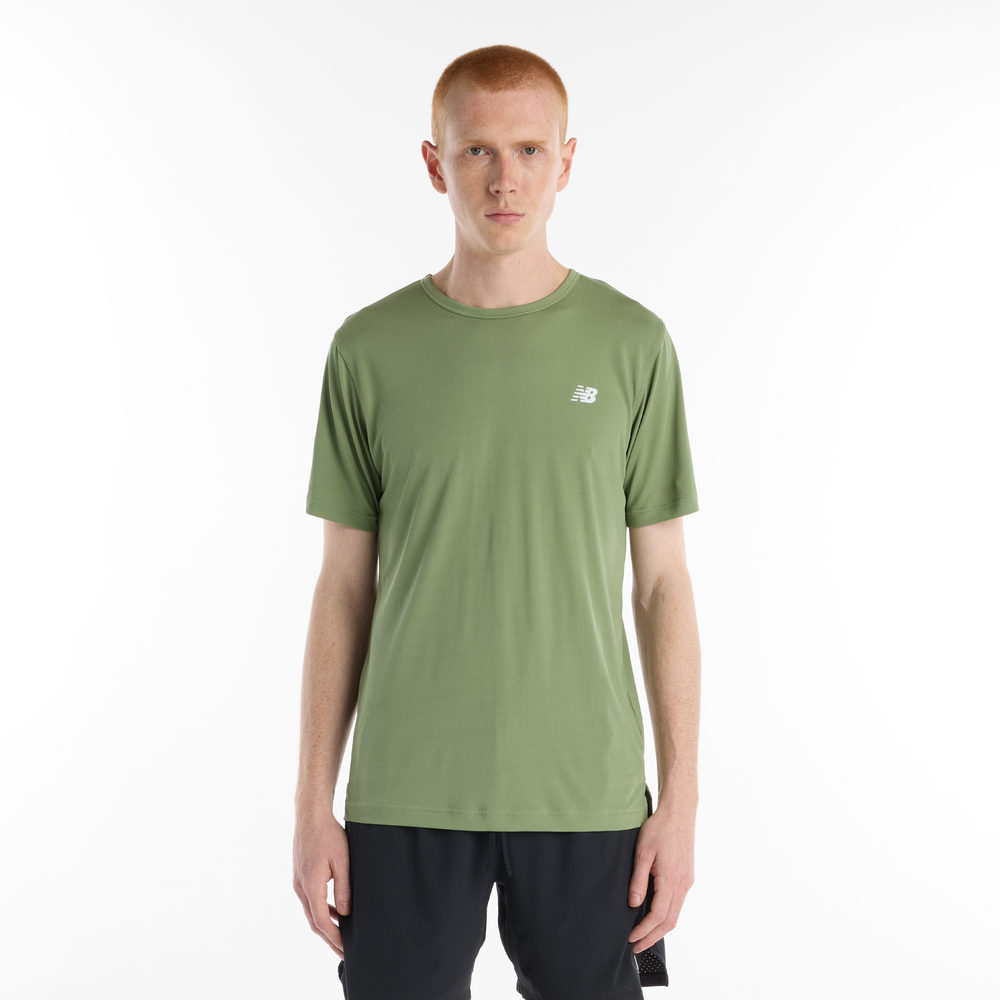 Pánské tričko New Balance MT61O0U4AAR – zelené