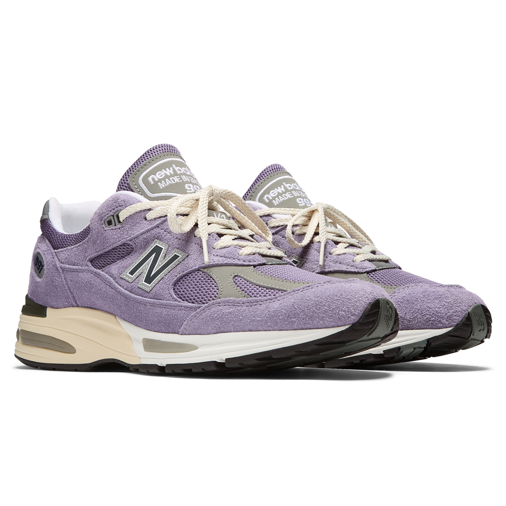 Unisex boty New Balance U991LV2 – fialové