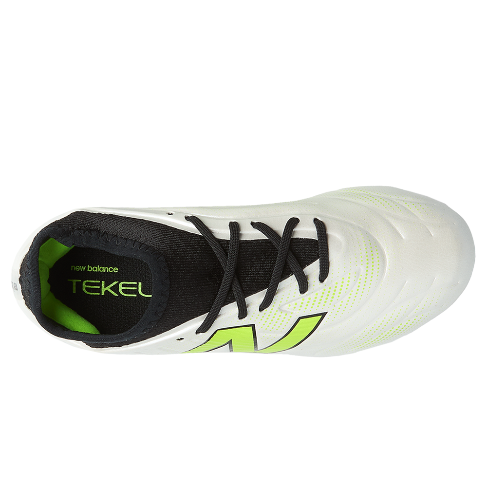 Dětské kopačky New Balance TEKELA TEAM LOW JNR FG V5 SJT3FSP5 – bílé