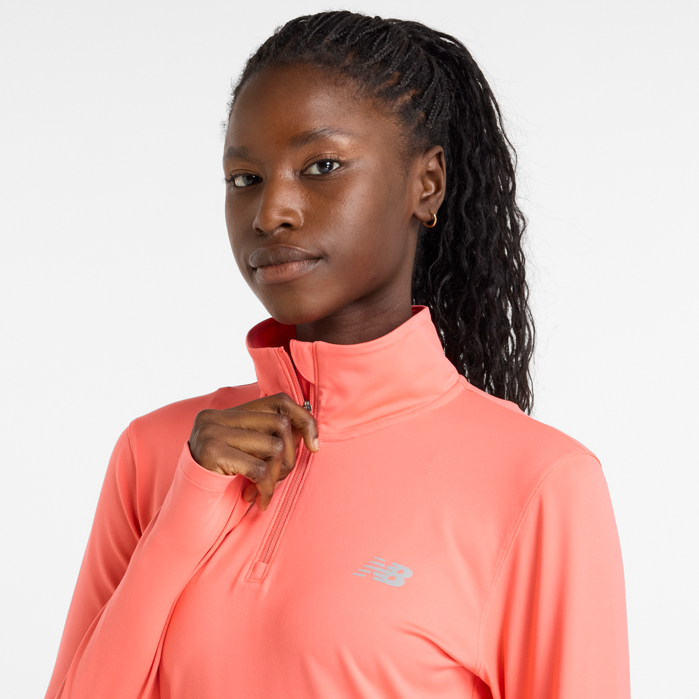 Dámská mikina New Balance WT41150DTR – oranžová