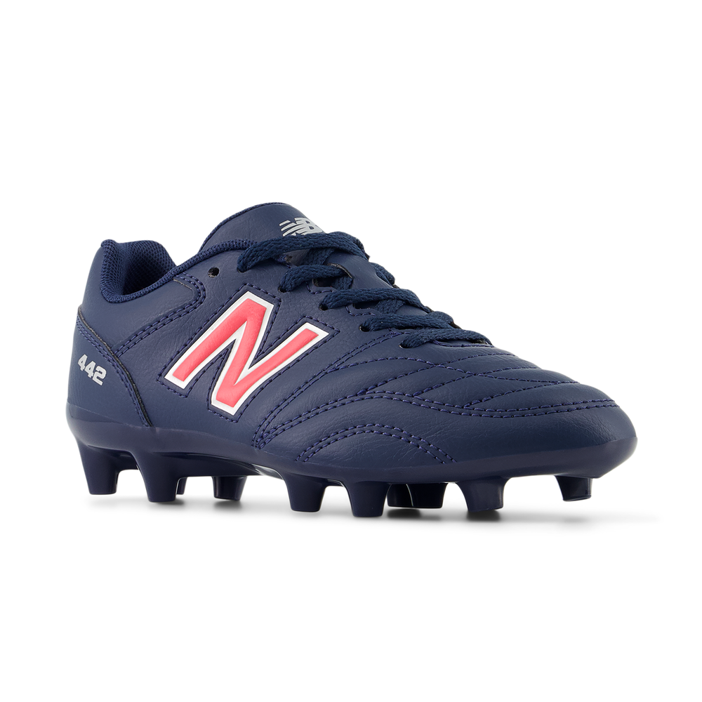 Dětské kopačky New Balance 442 ACADEMY JNR FG V2 JS43FMP2 – tmavomodrá
