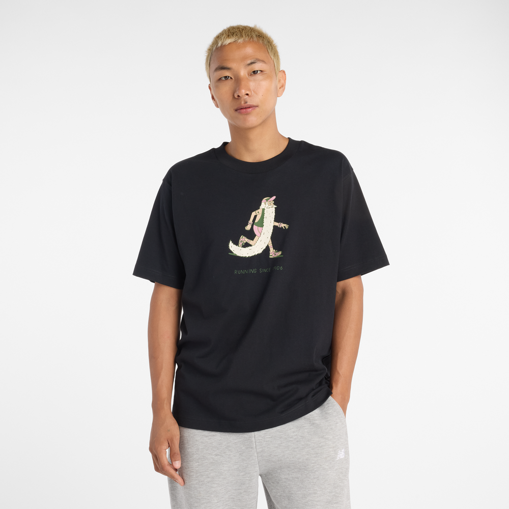 Pánské tričko New Balance MT53941BK – černé