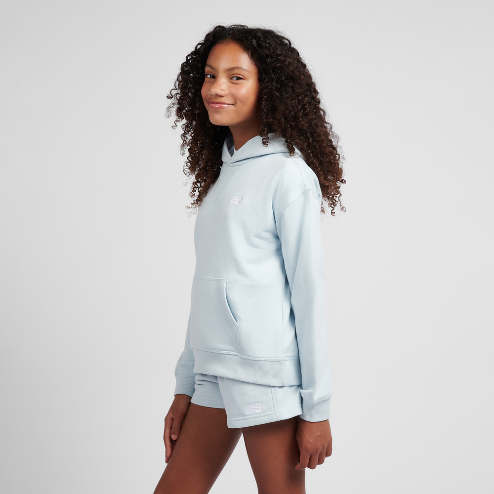 Dětská mikina New Balance LAKG0056FRL – modré
