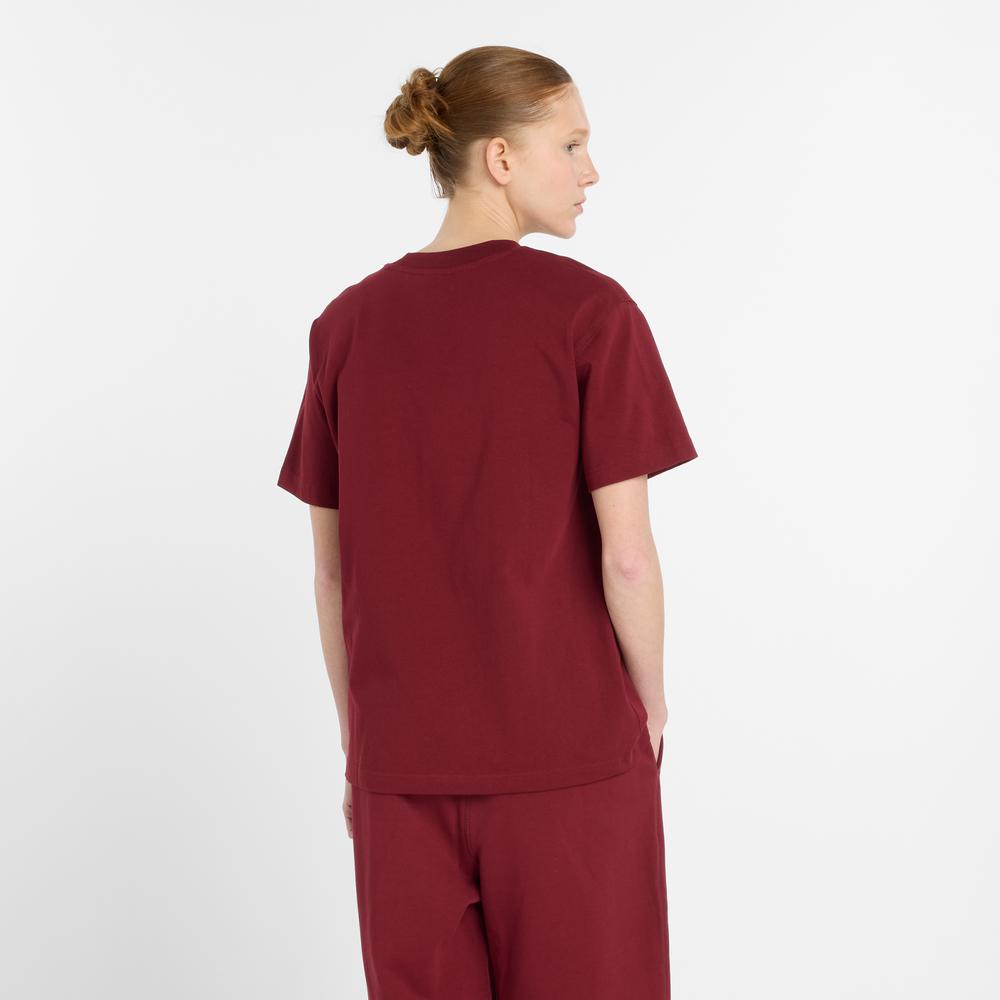 Dámské tričko New Balance WT41501MHB – bordó