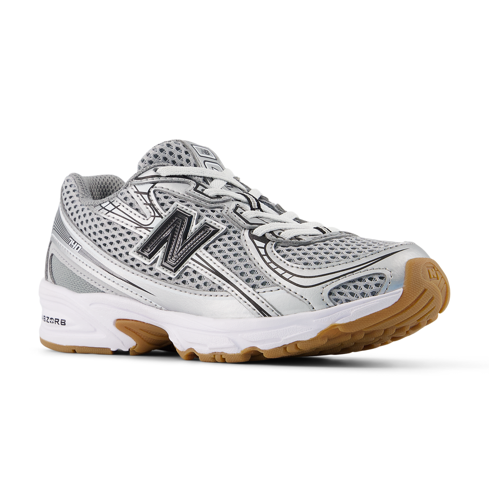 Dětské boty New Balance PZ740GB – šedé